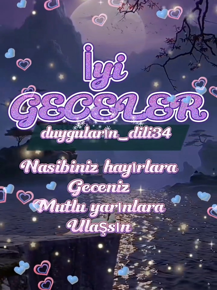 İyi Geceler 💜⭐🌠 #iyigeceler #iyigecelertiktok 