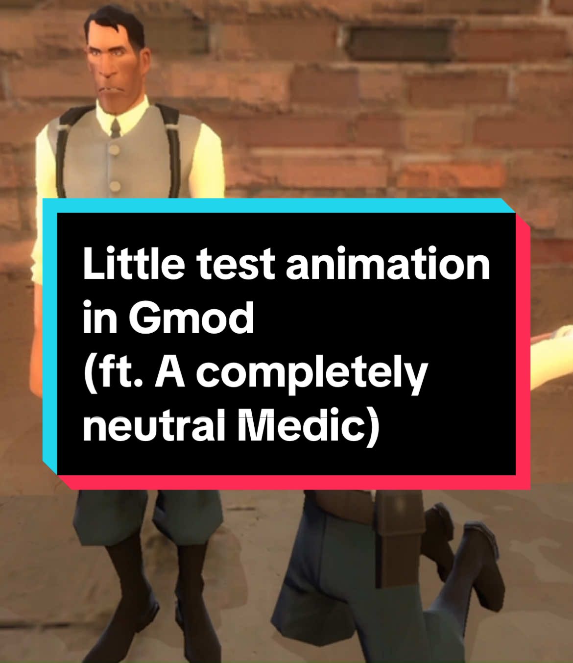 IT LOOKS LIKE SH!T I'M SORRY I JUST STARTED LEARNING THIS RECENTLY I do this in Gmod, and might try out SFM soon. First just testing out how this works. Yes, it's bad, I know... Imma also give this guy a name... True Neutral Medic. #gmod #tf2gmod #gmodanimation #medictf2 