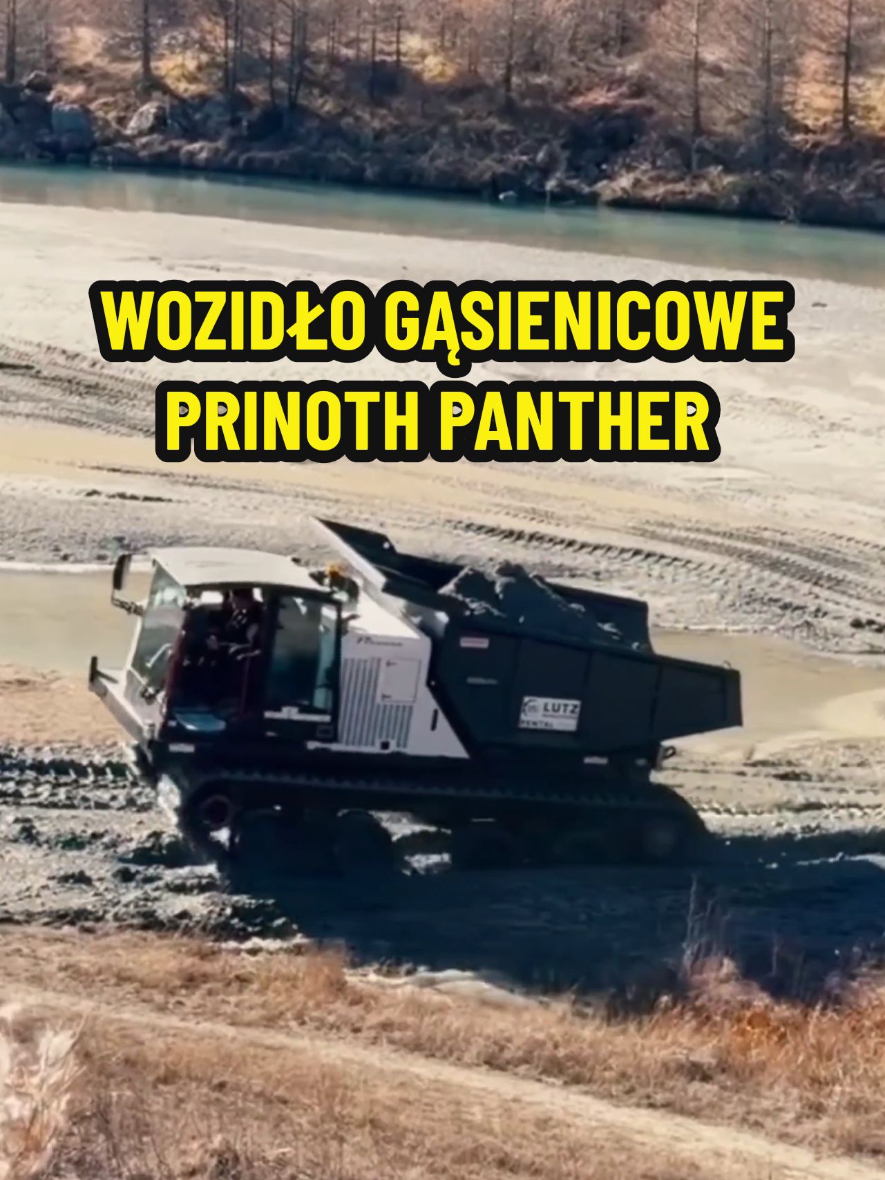 Wozidło na gąsienicach Prinoth Panter to baza pod różnego rodzaju osprzęt jak wywrotka, woidło, transporter i wiele innych #prinoth #maszyny #sprzętbudowlany #praceziemne #wozidło #pojazdgąsienicowy #wywrotka #machinery 