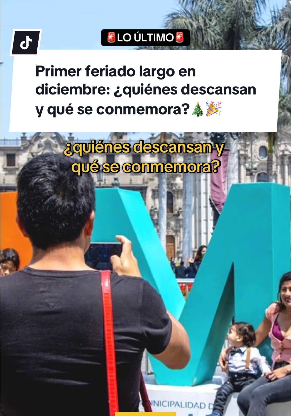 Primer feriado largo en diciembre: ¿quiénes descansan y qué se conmemora? 🎉🎄|| #Feriado #Feriados #Peru #Loultimo #NoticiasPeru #diciembre #Navidad #TikTokNews #Viral #ElComercioPerú