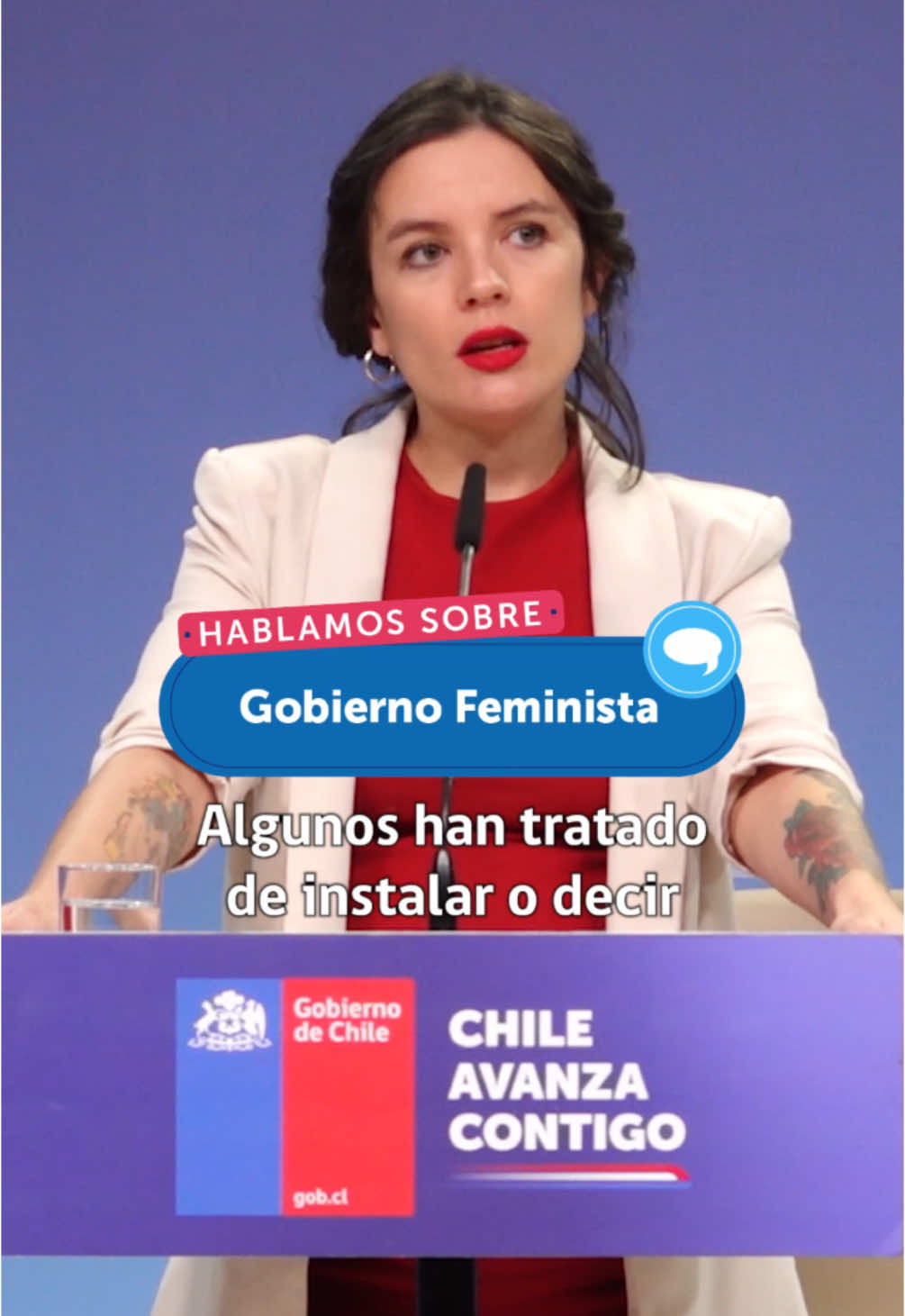 Algunos han tratado de instalar o decir que un Gobierno feminista depende de una frase, una consigna, una palabra. Pero el sello feminista de un Gobierno depende de acciones concretas que buscan mejorar las condiciones de vida de las mujeres.