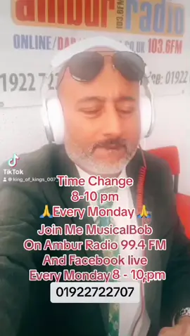 https://www.facebook.com/share/v/gbmEHhWtyd9hEKJU/?mibextid=WC7FNe.      Join me on my radio show Dil Diyaa Galaan 99.4 fm Ambur radio 8-10 pm UK #fyp  #radio #live #musicalbob #amburradio 