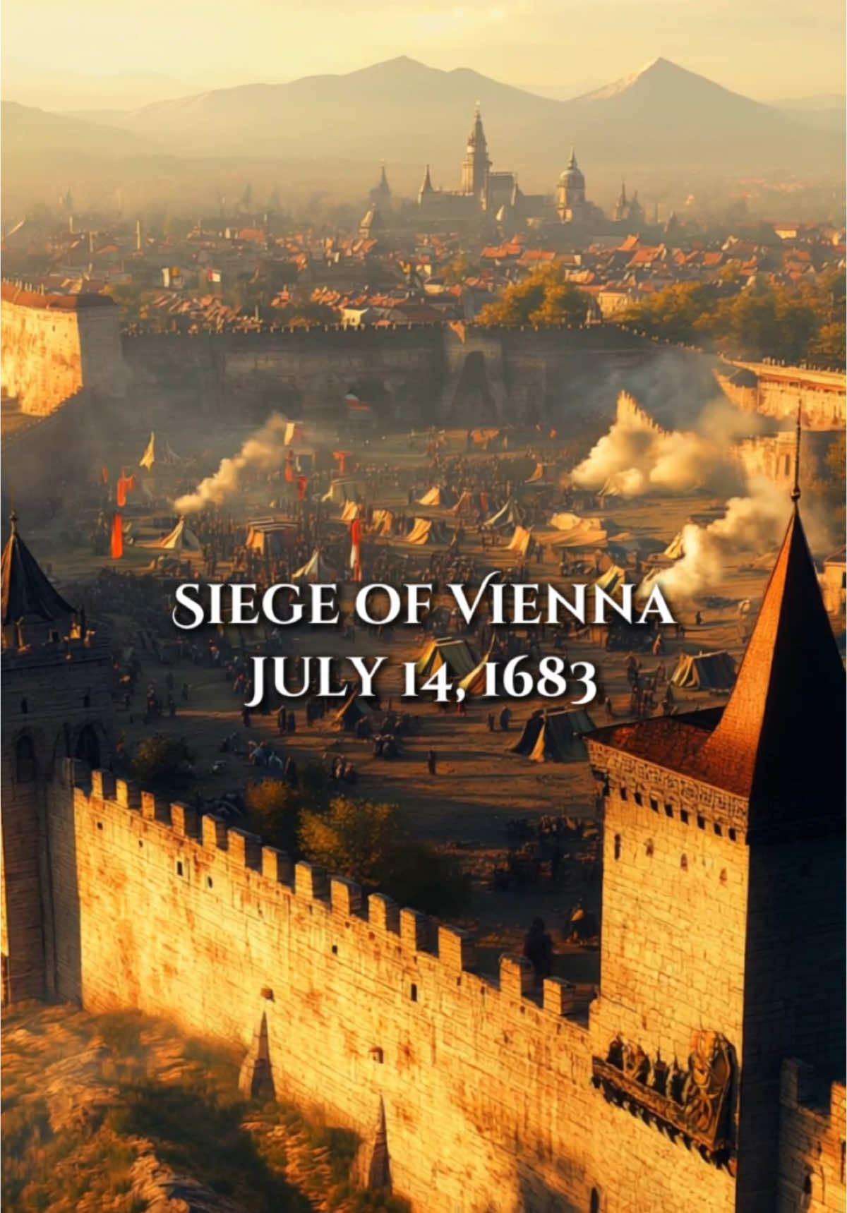 The Siege of Vienna in 1683 was one of the most pivotal and dramatic events in European history. Taking place between July 14th and September 12th, 1683, it marked the climax of the long struggle between the Ottoman Empire and the forces of Christian Europe. The Ottoman army, led by Grand Vizier Kara Mustafa, brought over 140,000 soldiers to lay siege to the imperial city of Vienna, a jewel of the Holy Roman Empire. For nearly two months, the people of Vienna lived under the constant threat of attack, their walls trembling under relentless bombardments, their courage tested as the Ottoman forces sought to breach the defenses. The siege wasn't just a military event; it was a battle of civilizations. As the Ottoman banners waved on the horizon and the city’s walls were pounded day and night, Vienna became a symbol of European resilience. Inside the city, the defenders of Vienna, including brave soldiers and civilians alike, worked tirelessly to resist the advancing Ottoman troops. Meanwhile, the ominous sound of tunnels being dug beneath the walls added to the tension, as the defenders knew the Ottomans were preparing to detonate explosives to break through. Hope came in the form of the Holy League, a coalition of forces from across Europe, led by King John III Sobieski of Poland. Dubbed the “Savior of Christendom,” Sobieski led the legendary Winged Hussars in a daring and decisive charge on September 12th, shattering the Ottoman forces and lifting the siege. This iconic cavalry charge remains one of the most celebrated moments in military history, with the Winged Hussars slicing through the Ottoman lines, their wings glinting in the sunlight as they rode into legend. The aftermath of the Siege of Vienna in 1683 reshaped the future of Europe. The defeat of the Ottoman Empire marked the beginning of its decline, while the victory of the Holy League strengthened the unity and resolve of Christian Europe. Vienna stood not only as a city but as a symbol of hope, faith, and resilience, forever enshrined in history. To this day, the Siege of Vienna serves as a testament to the courage and determination of those who stood against overwhelming odds, their story echoing across time as a powerful tale of survival and victory. #siegeofvienna #ottomanempire #empire #ancientcivilizations #ancienthistory #aivideos