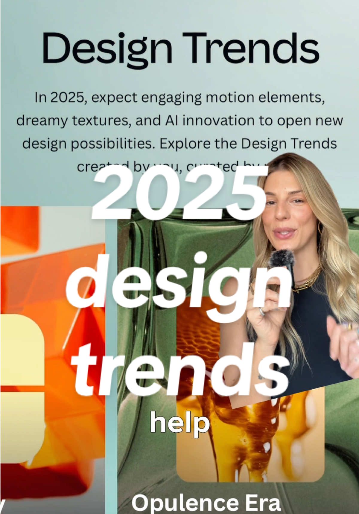 The @Canva Design Trends 2025 Report is here y'all, and your new brand aesthetic is calling! Check out these upcoming trends that'll help you stand out online 🤠✨  Which one's your vibe?! Head to Canva to explore all the 2025 trends and start creating your unforgettable brand presence! #DesignedWithCanva #CanvaPartner 
