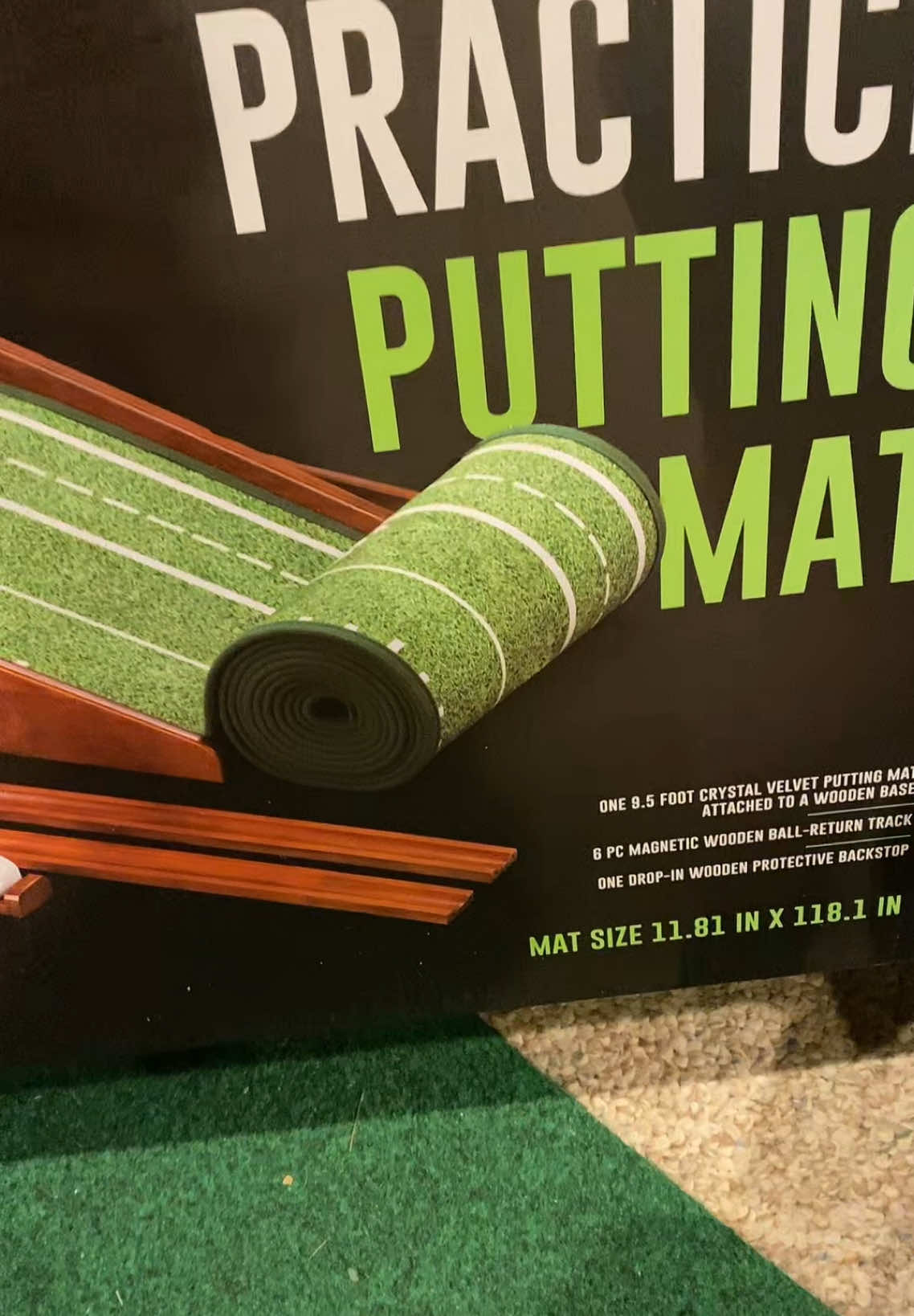 Should be a seriously interesting combination the new 6ix9ine putter with the new putting Matt on a multiple putting stations testing out multiple putting mats multiple putters. It’s gonna be great good times with cold times so you can get back to golf and who knows maybe I’ll get warm before the end of the year we get out one more time  #ttsacl #getbacktogolf 