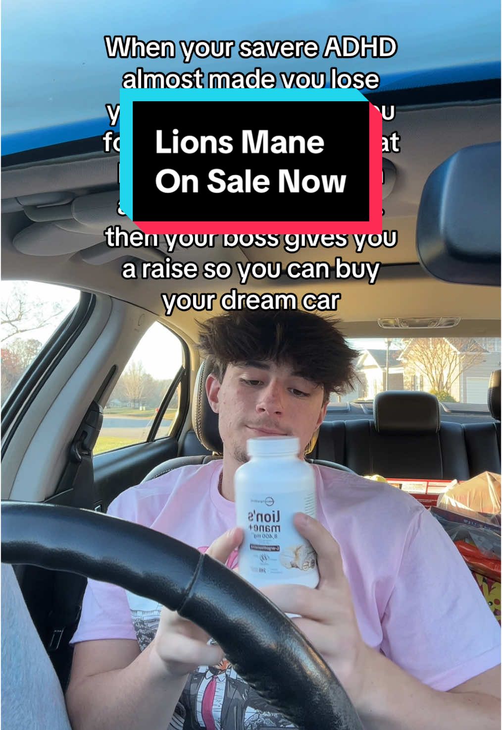 I really couldnt focus on one task at a time before this… #change #different #lionsmane #lionsmanesupplement #supplements #focus #energy #brainfog #tiktokmademebuyit 