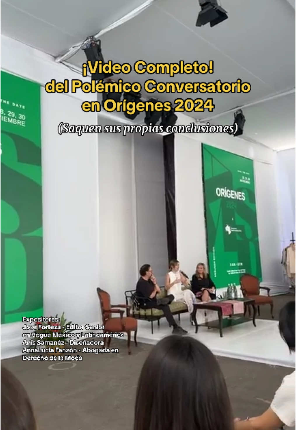 En vista de que la diseñadora, Anís Samanéz, ha decidido declarar que solo se han sido fragmentos tergiversados, entonces, aquí les comparto el conversatorio completo para que cada unx pueda realizar sus conclusiones del caso.  Es largo? Si. Pero aquí está la información y ya queda en ti si deseas verlo.  #modaperu #modaperuana #voguelatinoamérica #conversatorio #origenes2024 #apropiacióncultural #modatiktok #charlademoda #fashiontiktok 