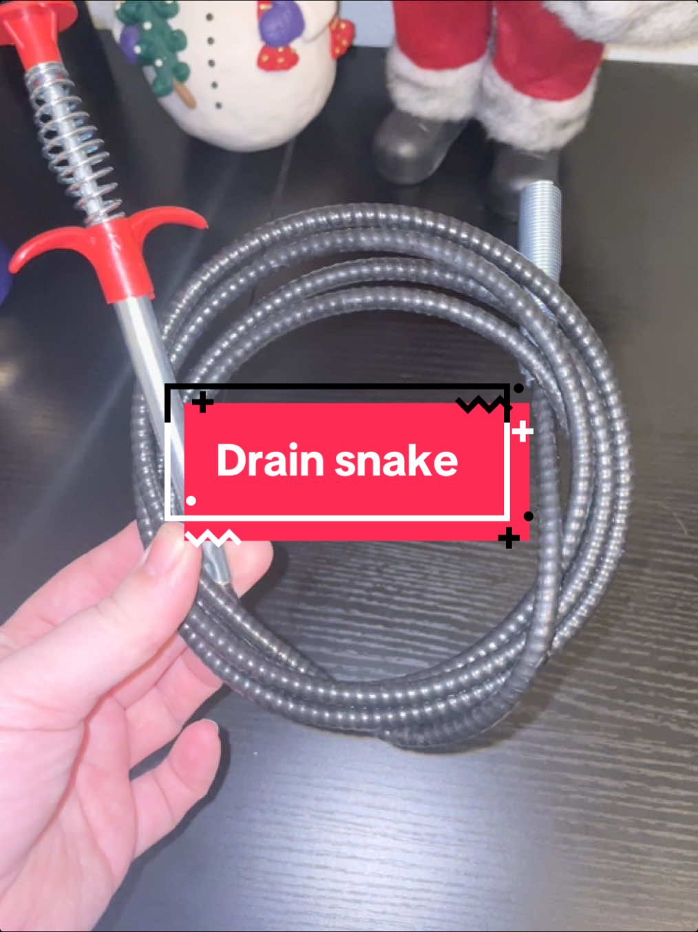Drain snake for unclogging drains with claw #CleanDrains #UncloggedDrain #tiktokshopholidayhaul #giftguide #ttsdelight #spotlightfinds #treasurefinds drain clog removal 