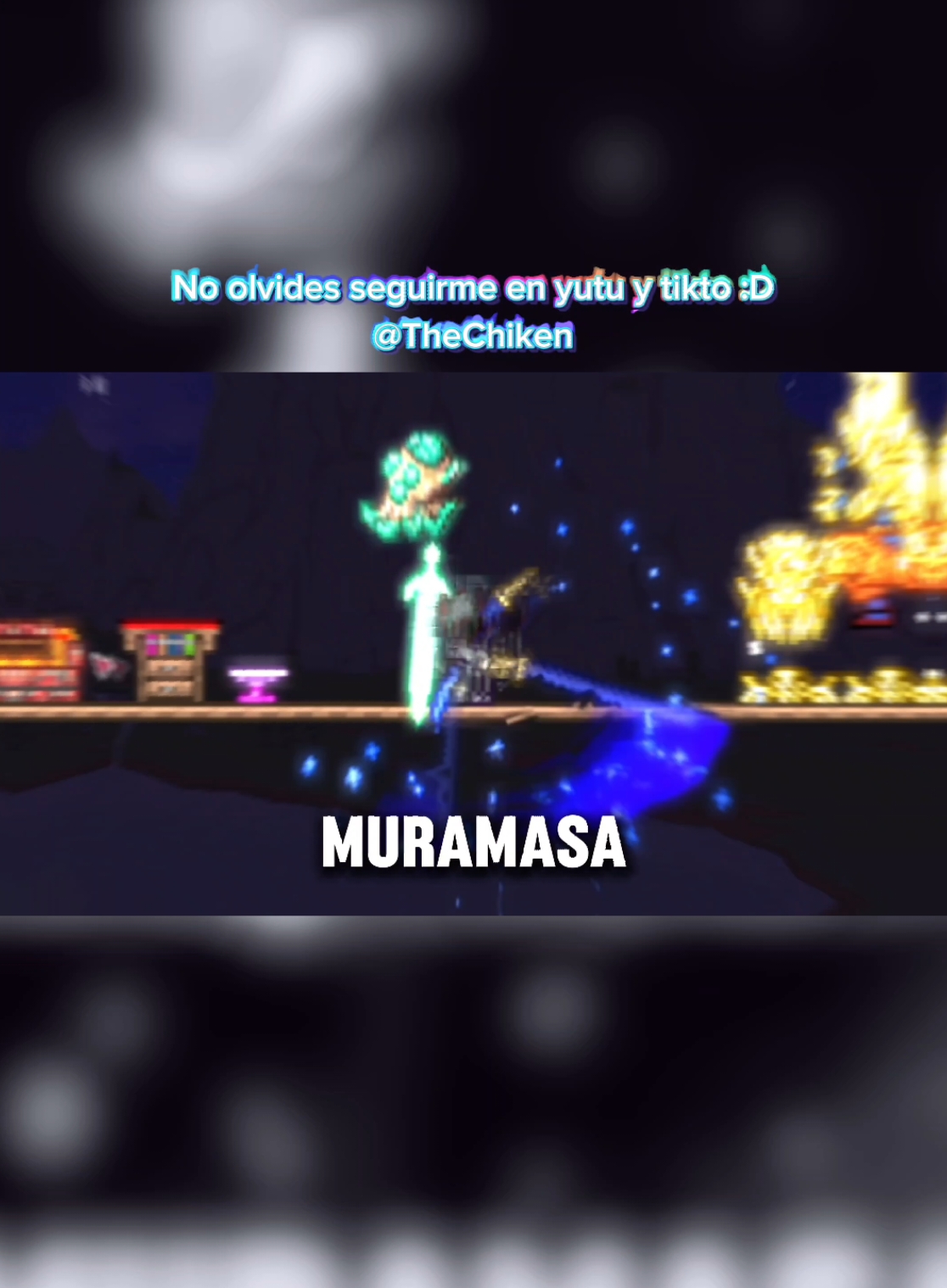 ESPADA MURAMASA EN MENOS DE UN MINUTO 🙀 #terraria #TheChiken #espadamuramasa #espadasdeterraria #tutorial #cr7 #messi #espadamuramasaterraria