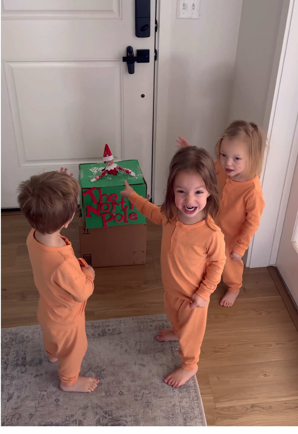 Day 1 of Elf on the shelf🎄🎅🏼❄️⛄️ #mom #momlife #momtok #dayinthelife #Vlog #christmas #elfontheshelf #Vlogmas #triplets #toddlertok #toddlerlife @Bloom Nutrition #bloompartner