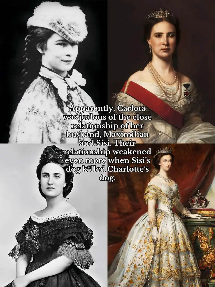 their beef was crazyyy #history #historytok #historytiktok #empresssissi #sissi #elisabethofaustria #elisabethofbavaria #empresssisi #sisi #charlotteofbelgium #carlotademexico #emperatrizcarlota #charlotteofmexico #carlotaofmexico #empress #theempress #laemperatriz #diekaiserin #kaiserinelisabeth #royalhistory #royalfamily #zyxcba #blowthisup #dontletthisflop #goviral #viral #fyp #fyp #fypシ 