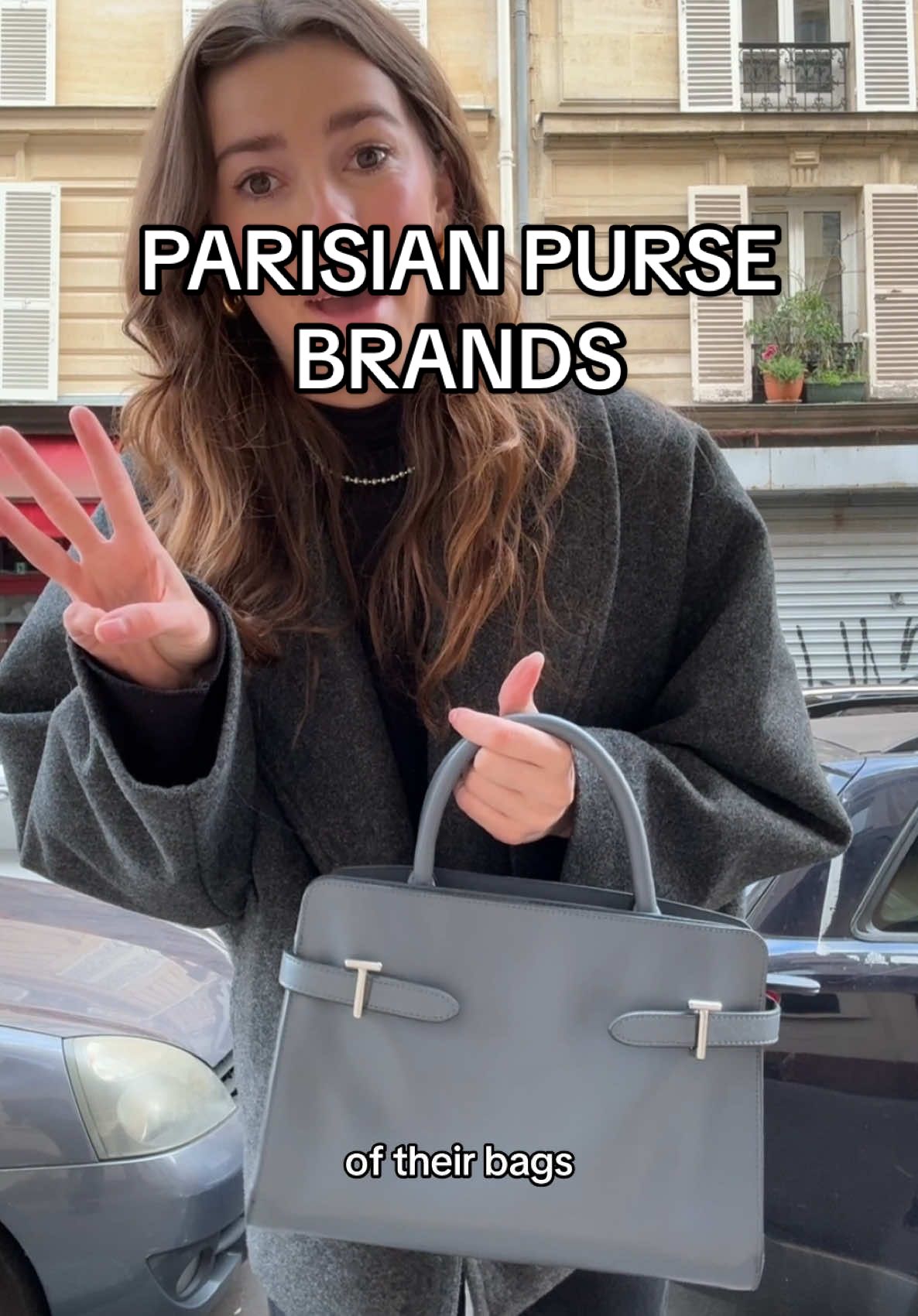 5 beautiful parisian purse brands that you need to know about! i am obsessed with all of the purses i have from these brands #americaninparis #emilyinparis #emilyinparisoutfits #parisshopping #parisianbrands #shoppinginparis #parispurses 