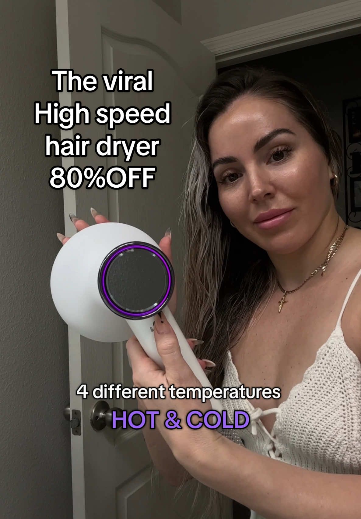 Obsessed with her 🤍 #tideway #tidewayblowdryer #tidewayhairdryer #hair #healthyhairtiktok #tiktokshopblackfriday #tiktokshopcybermonday #viralhairdryer 