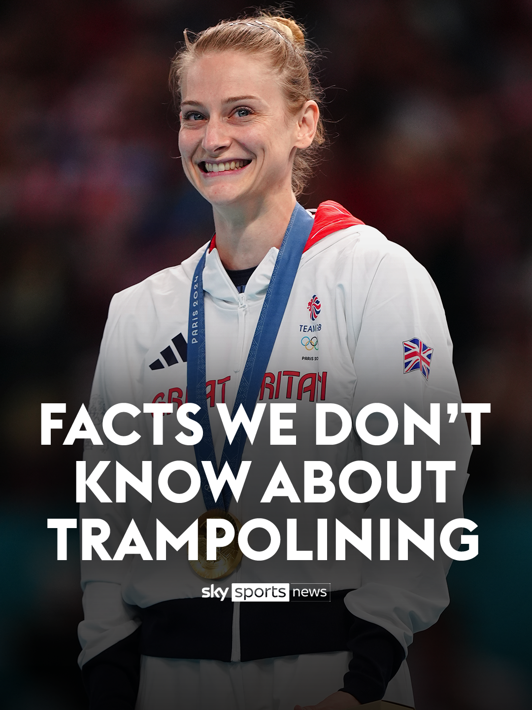 Team GB gold medalist Bryony Page tells us some interesting facts about trampolining we might not have known 👀💬 #teamgb #olympics #trampoline