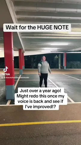 Going to redo this once im well enough. #oneyearago #poweroflove #celinedion #jenniferrush #fyp #singing #carpark #fyp #carparksinging #acoustics 