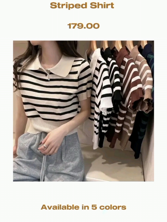 Casual Collared Shirt for the price of only 179.00 #fyp #tiktokaffiliate #foryou #trending #TikTokShop 