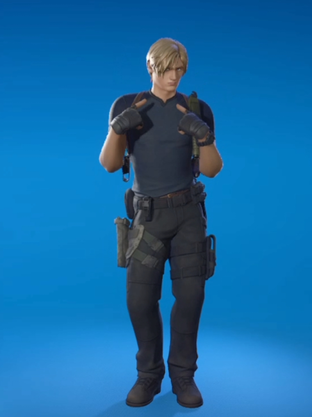 He's hot and ready #leonkennedy #residentevil #fortnite #re #leonskennedy #re #fortniteclips #chappellroan #fortnitedance 