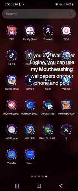 you have to add them on pc first, then transfer over to your phone once you get it. they're all free of course! I plan to make a few more but I only have one up so far. This one is called "Code Scanner" so you can search it up that way :) #mouthwashinggame #mouthwashing