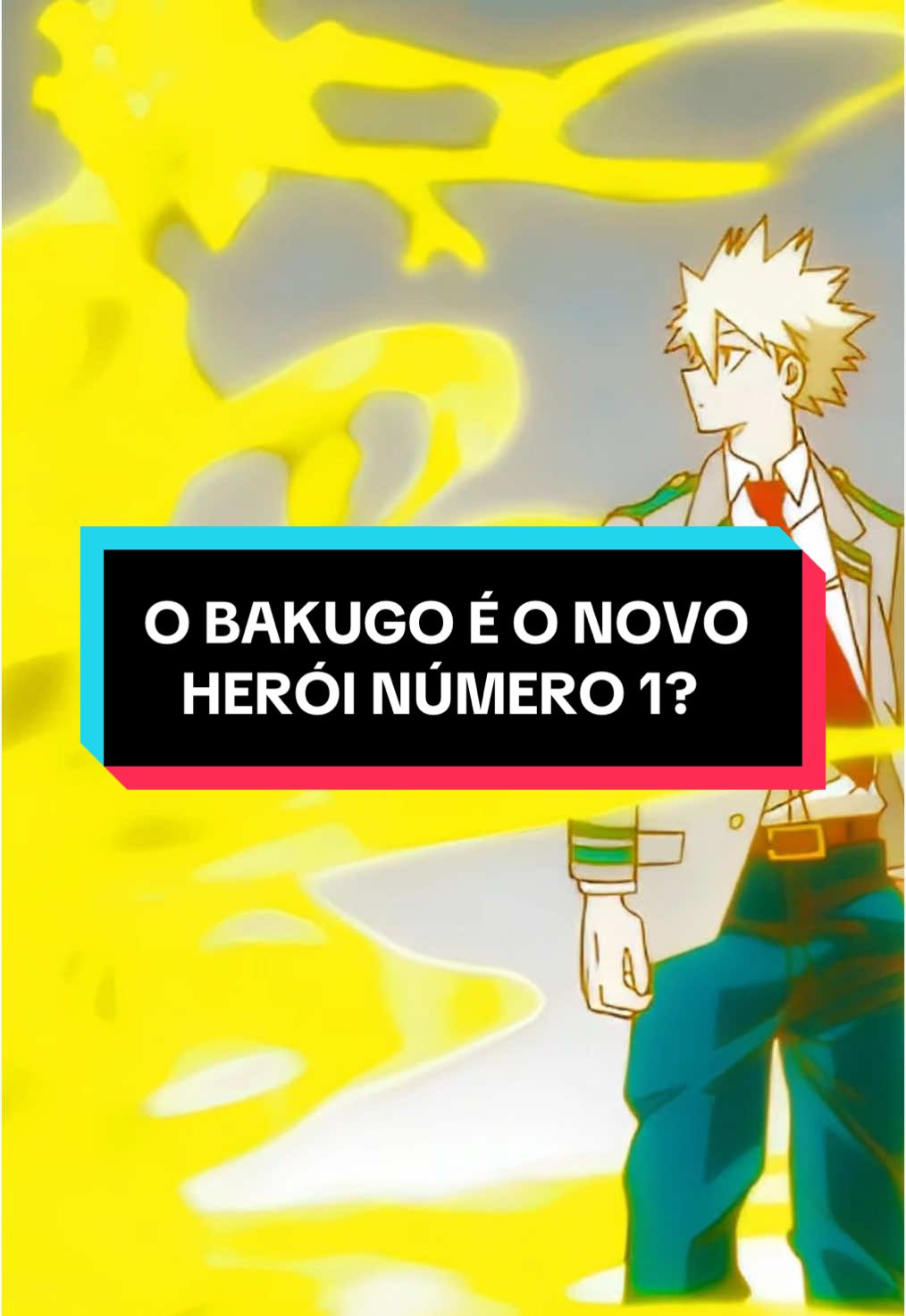 O BAKUGO É O NOVO HERÓI NÚMERO 1 EM MY HERO ACADEMIA!? #bokunohero #bakugo #animestiktok #otaku 