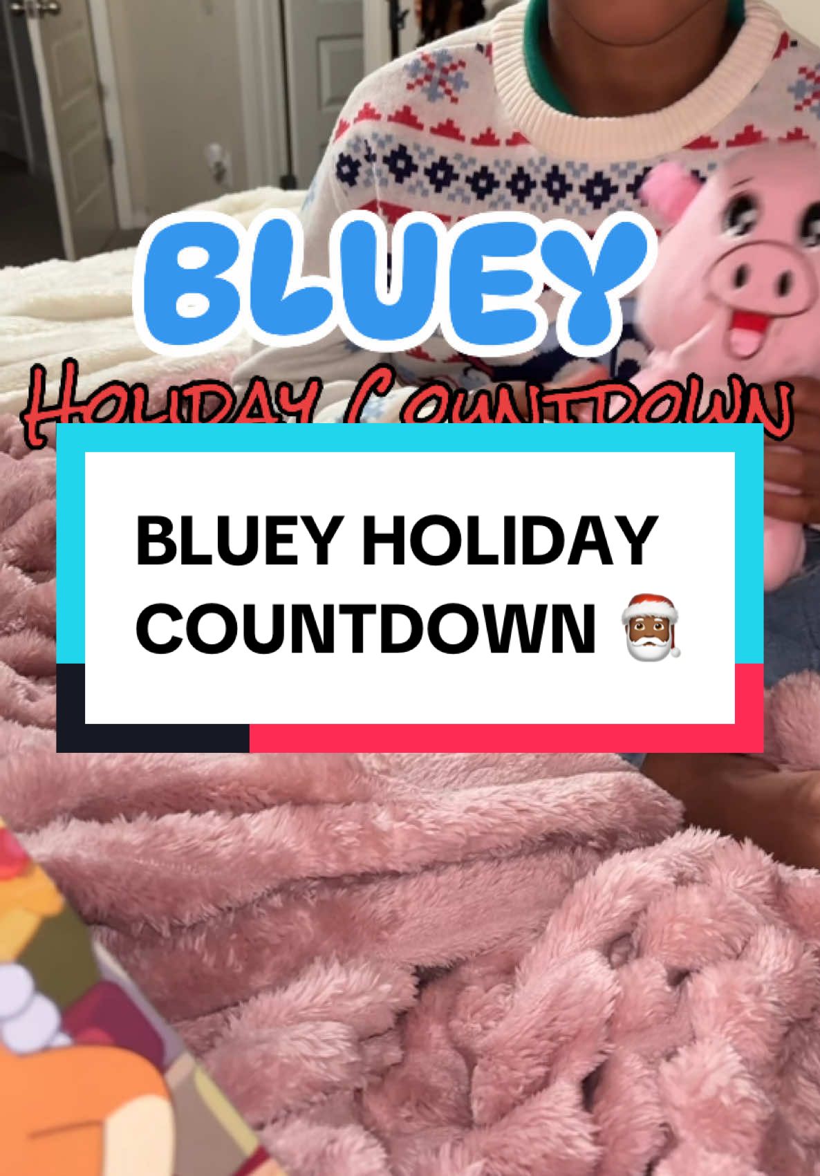 Bluey Holiday Countdown 🎅🏾 #bluey #blueychristmas #happyholidays #countdowntochristmas #adventcalendar 