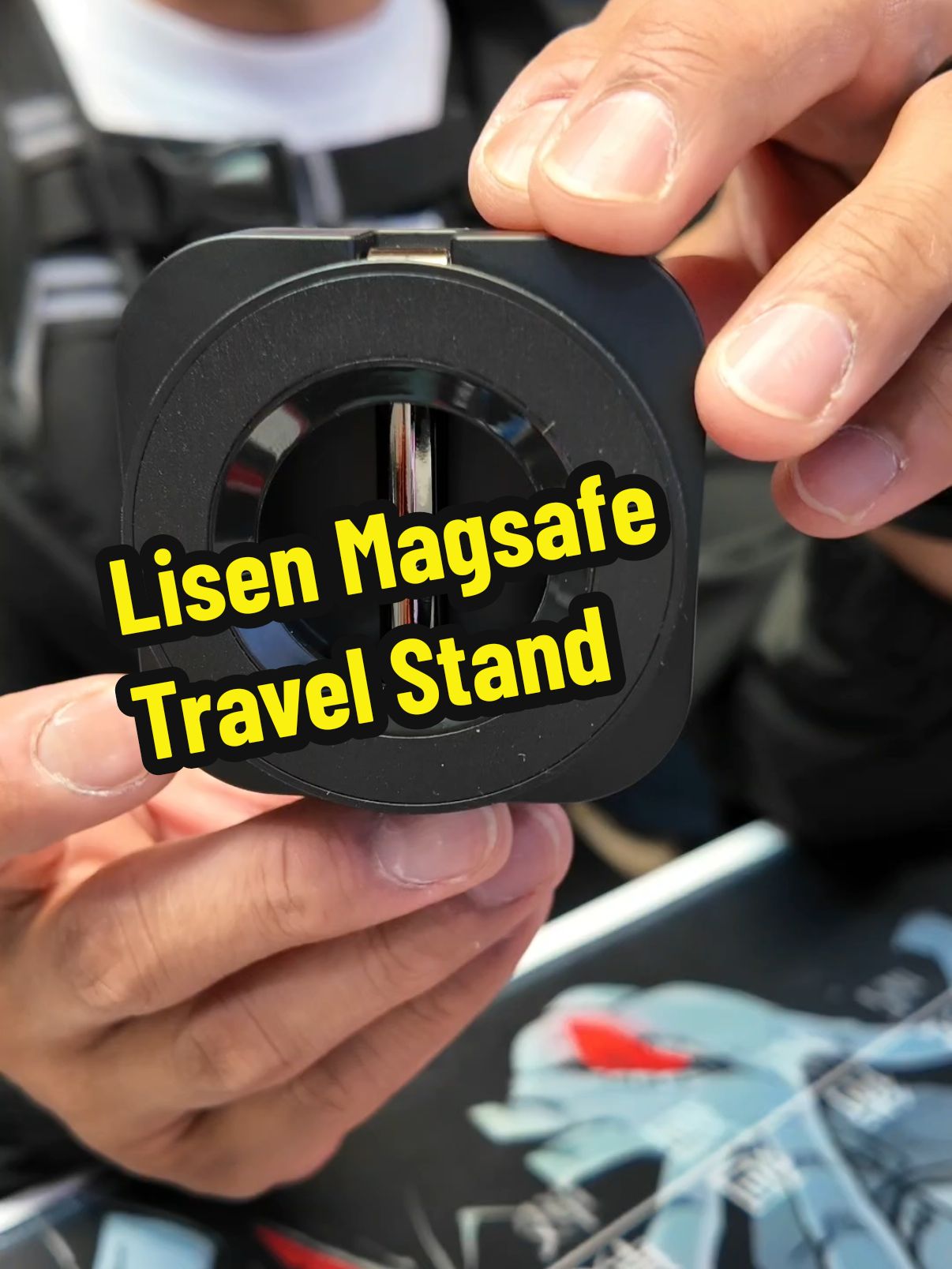 This magsafe travel stand from Lisen is so freaking cool.  If you are content creator or even if you just want to have a cool travel stand this thing is absolutely awesome.  Grab it on Tik Tok or the link in my bio.  #BlackFridayDeals #tiktokshopblackfriday #tiktokshopcybermonday #giftideasforhim #giftideasforher #giftideasforfamily #spotlightfinds #giftsforher #giftsforhim #lisen @Lisen US @Lisen US 