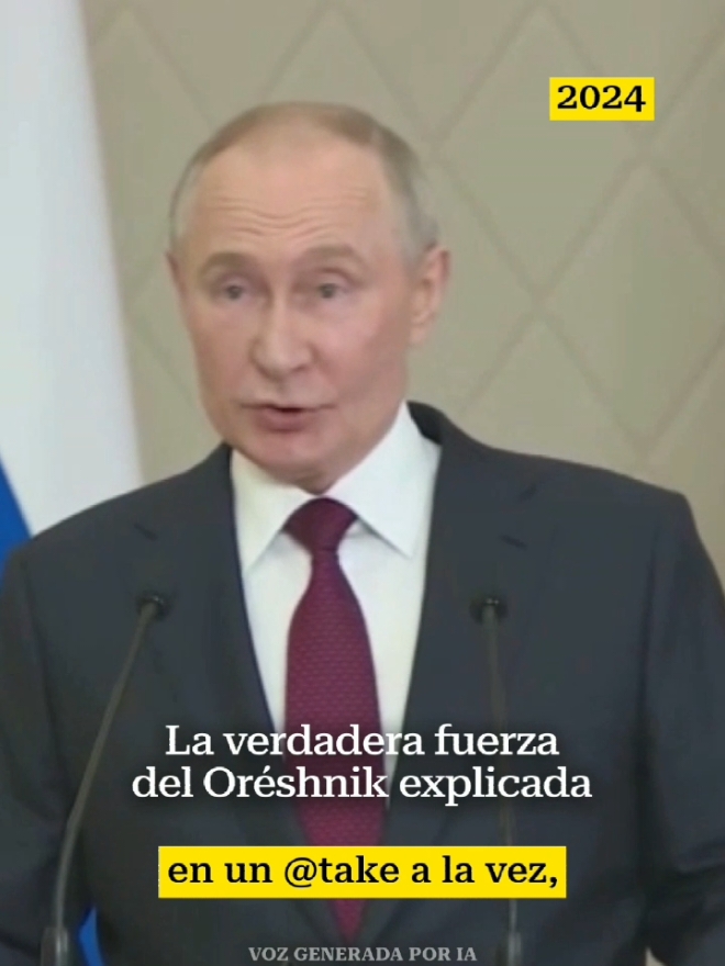 El nuevo misil Oréshnik, fuerza comparable a la nuclear, según Putin Putin habló con más detalle de la potencia del nuevo sistema de misiles ruso Oréshnik. #putin #presidente #rusia #ejercito #ucrania #otan #occidente #eeuu #estadosunidos #ue #unioneuropea #oreshnik #defensa #tropas #ejercito 