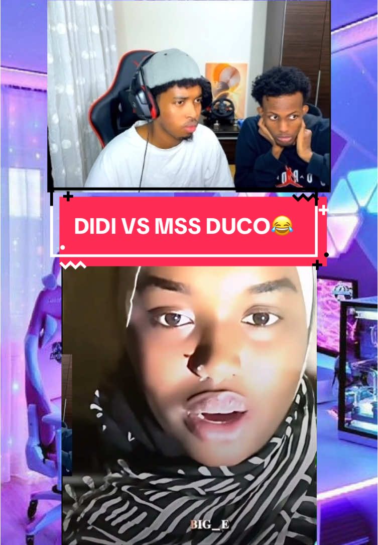 DIDI3 vs MSS DUCO😂#somalitiktok12 #somalitiktok #somaligamergg1 #somaligamer #didi3