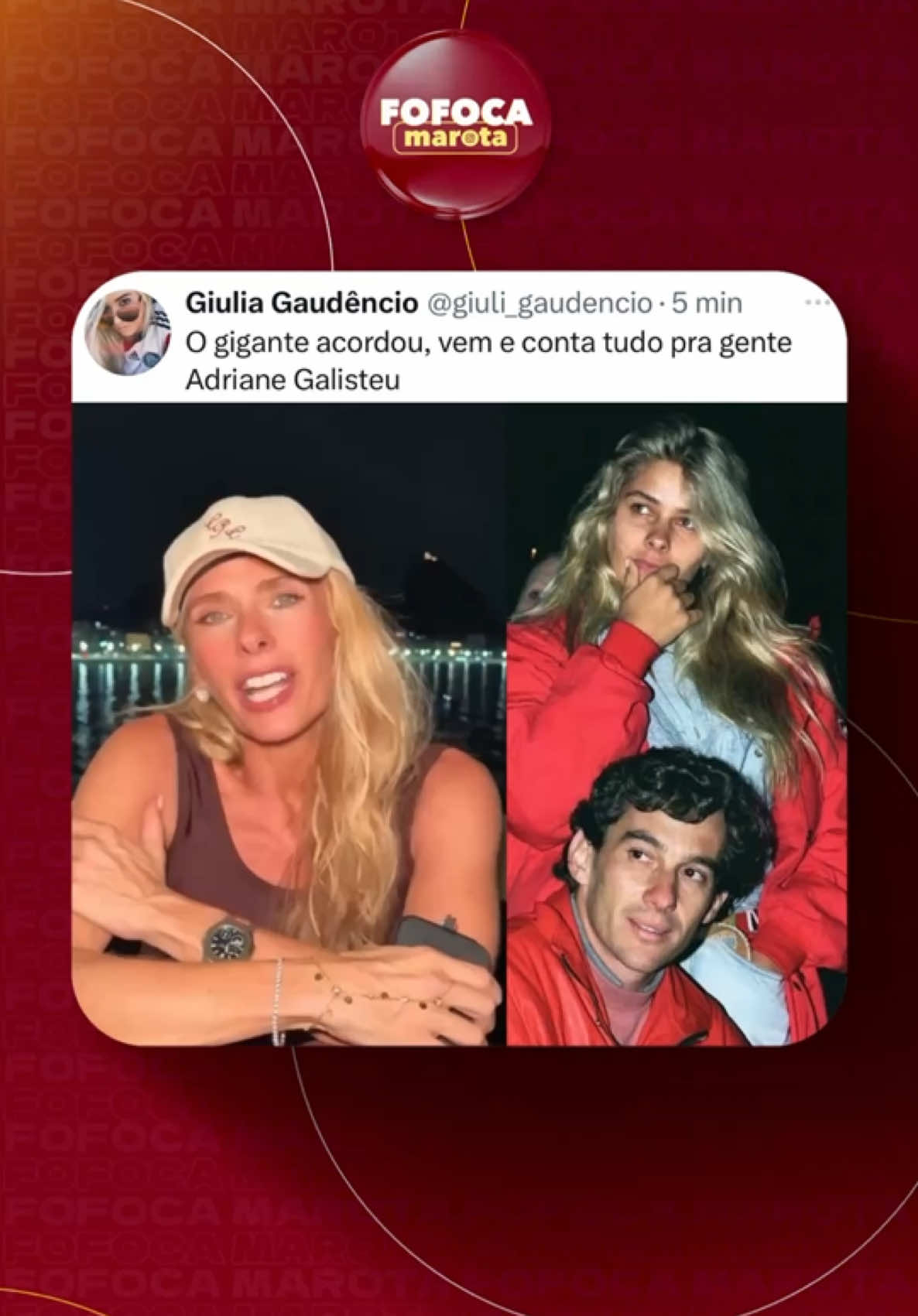 🚨Adriane Galisteu se manifesta após comentários sobre a falta de sua história com Ayrton Senna em série da Netflix. #fofocamarota #fy #adrianegalisteu #ayrtonsenna 