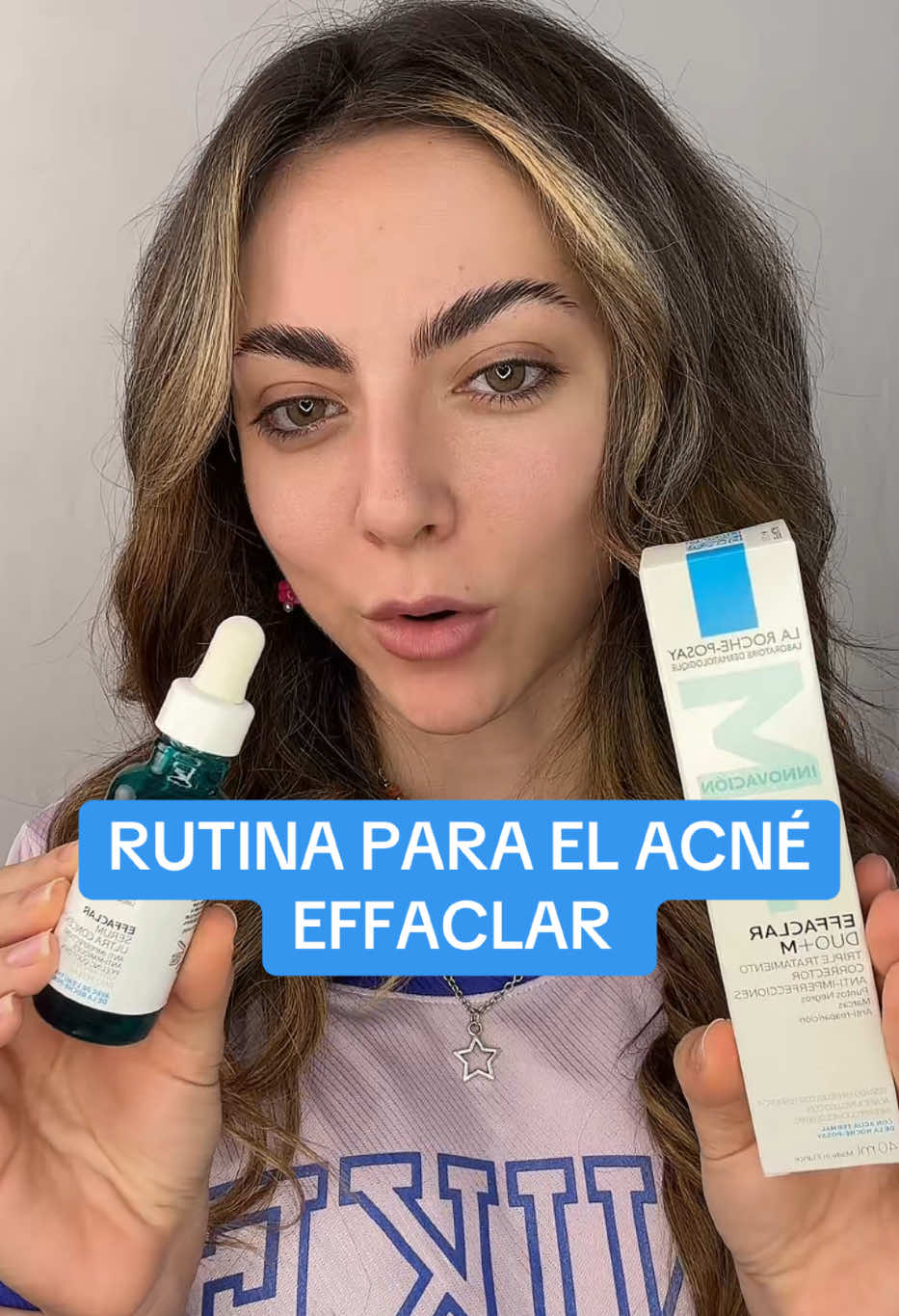 Si sufris de Acné, esta rutina es la indicada! @La Roche-Posay 🩵 #EffaclarDuo+M #EffaclarSerum #NoLoExplotes #AcneProneSkin