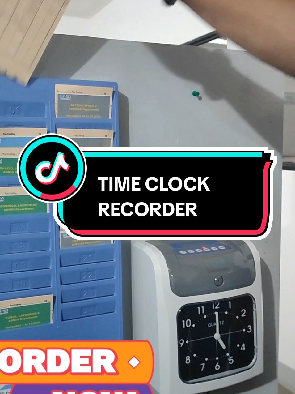Recommended for small company #attendance #attendancecheck #bundyclock #officeuse #smallcompany #timerecords #attendancemachine #mommyclangaffiliate 