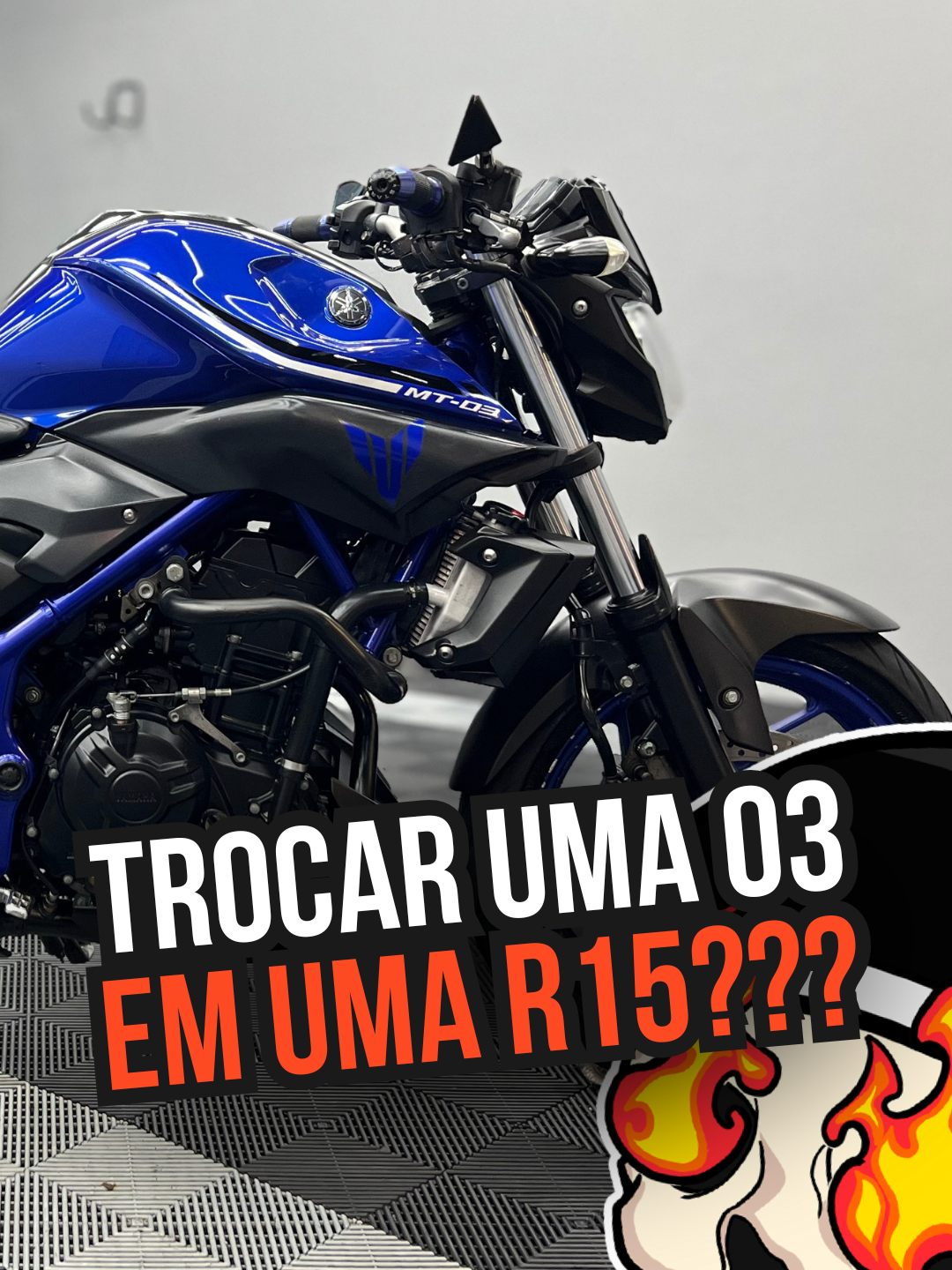 Trocaria uma MT03 em uma R15? #estéticaautomotiva #limpezadetalhada #satisfatório #motos #viral #fyp