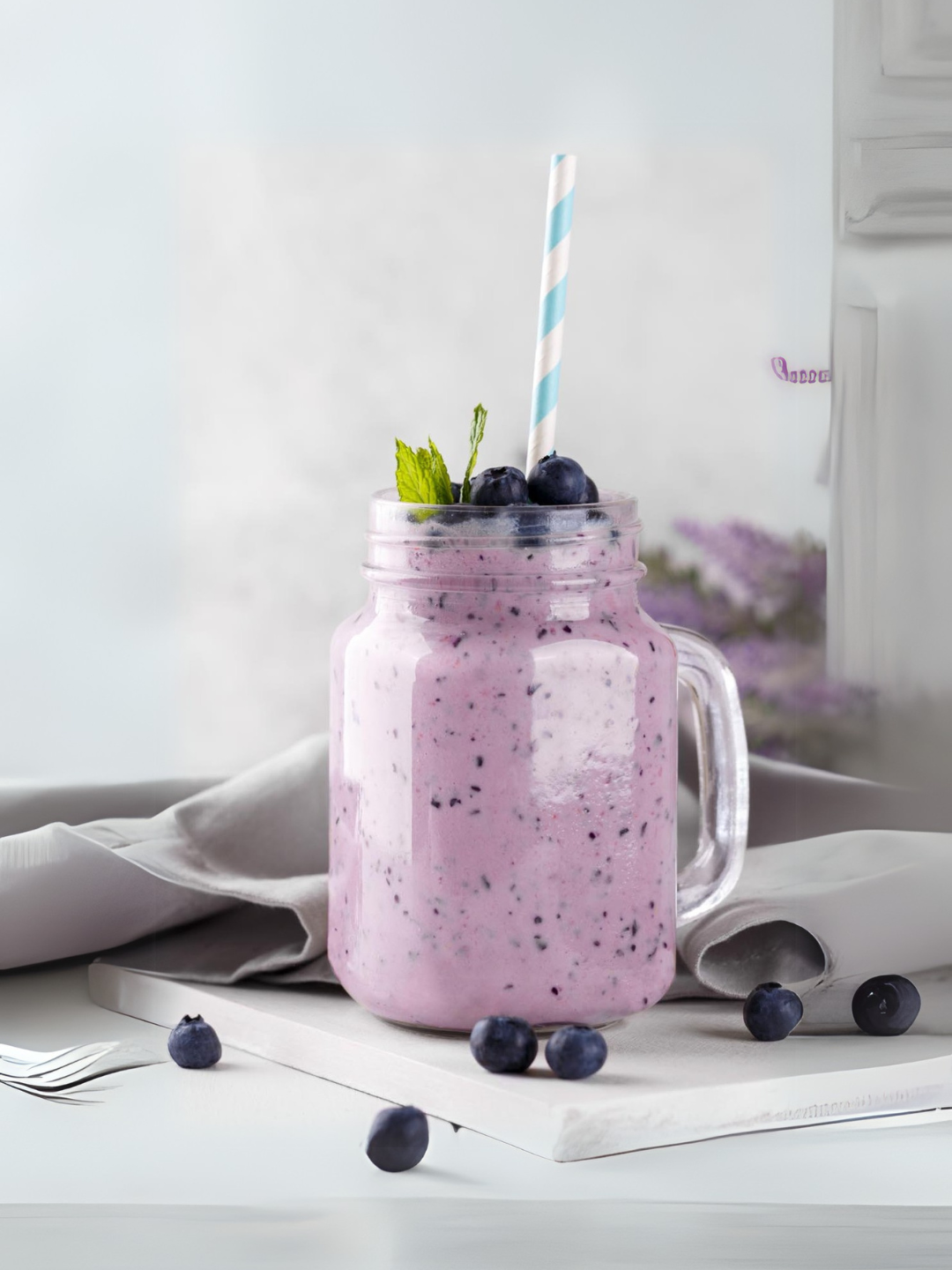 ☀ Dale un boost a tus mañanas con este smoothie de plátano, arándanos, avena y almendras. 🍌 Es cremoso, nutritivo y súper fácil de preparar. ¿El toque especial? Tú decides: un poco de esencia de vainilla o tu endulzante favorito. Perfecto para un desayuno rápido y lleno de energía. 🥤 ¿Te animas a probarlo? Cuéntame qué tal te quedó. 🤗   #DesayunoSaludable #EnergíaNatural #RecetasFáciles