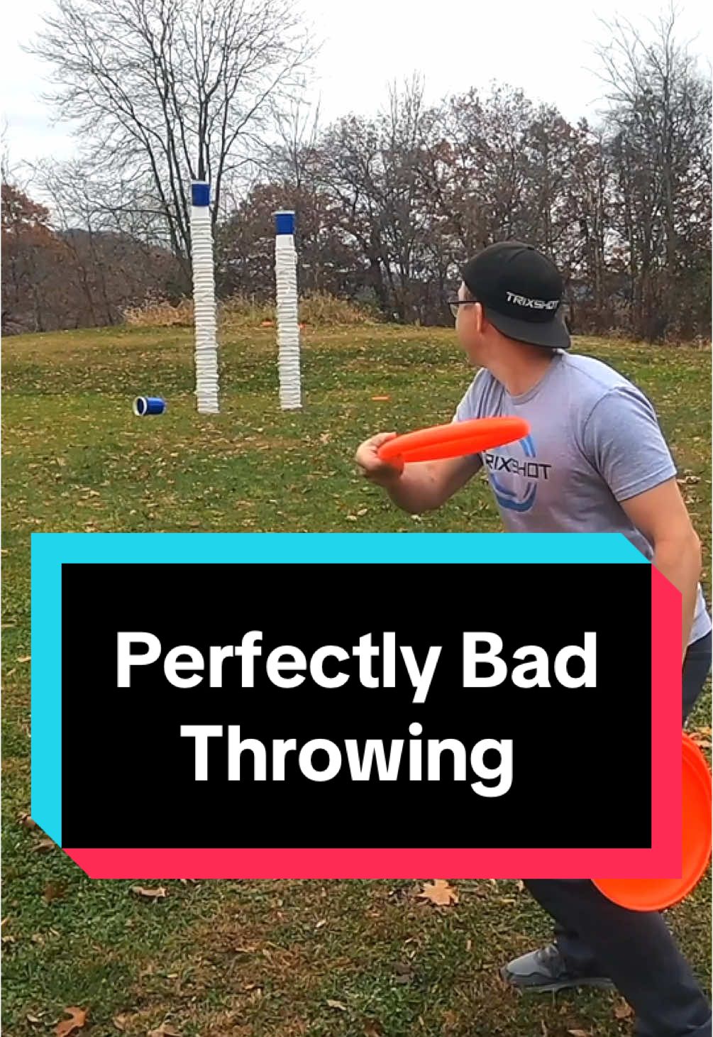 Perfectly Bad Throwing #trickshot #funny 