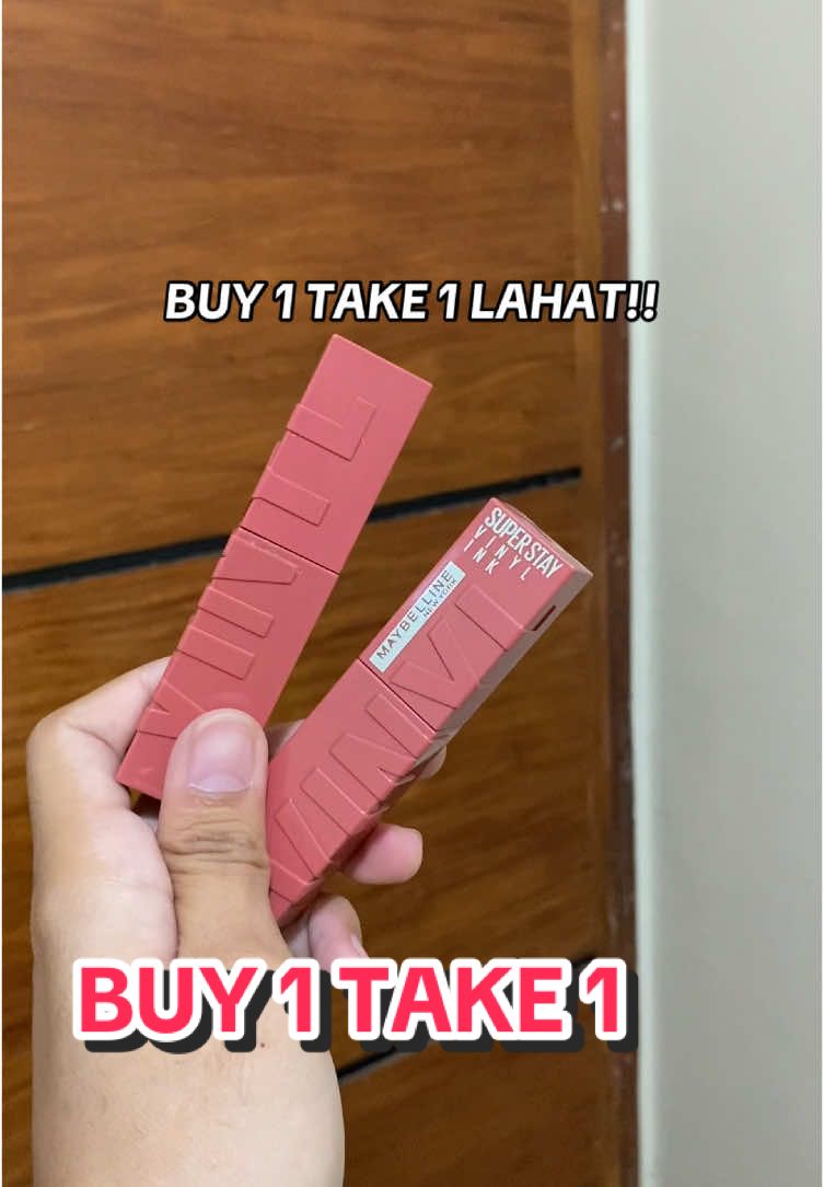 CHECK OUT NA!! #fyp #foryou #foryoupage #maybelline #buy1take1 #maybellineskyhighmascara #skyhighmascara #maybellineteddytint #maybellinevinylink #maybellineskintint #vinylink #skintint 