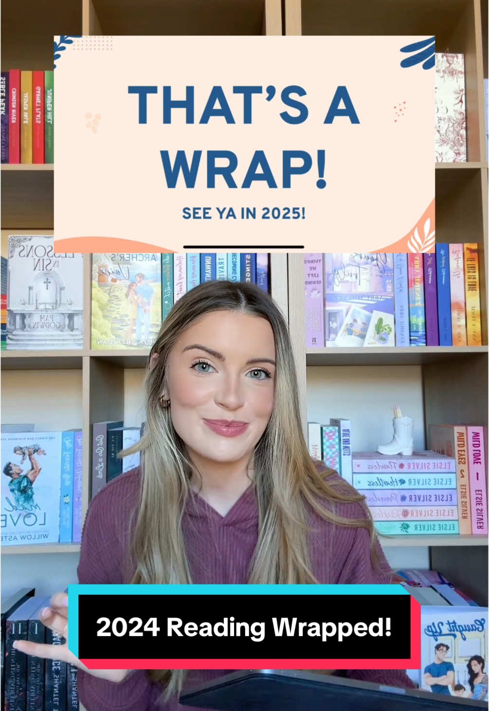 AND THATS A WRAP!!! (almost) 🙈 although we have four weeks left, i wanted to get a head start on wrapping up my 2024 reading 🩵✨📖 every day through the month of december, i’ll be posting a 2024 wrapped video, so keep your eyes peeled!  #romance #romancebooks #romancereads #romancerecs #books #bookish #BookTok #booktoker #bookworm #tbr #kindle #kindleunlimited #kindleunlimitedromance #bookrec #bookrecs #bookrecommendations #bookrecommendation #2024books #readwithjackie #readingwrapup 