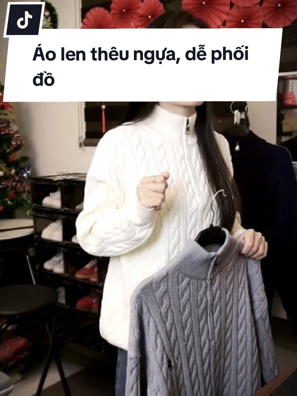 Áo Len Nam Cổ Lọ Phối Zip Thêu ngựa #aolen #aolenrauphlaurent #aolennamnu #aolenxinh #thoitrang #fyp #xuhuong #hnvshop 