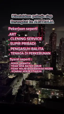 di butuhkan segera karyawan siap  #loker #australia #vidioviral #vidioviraltiktok #vidio_viral #page #pageforyou #fyppppppppppppppppppppppp #fypage #fyp 