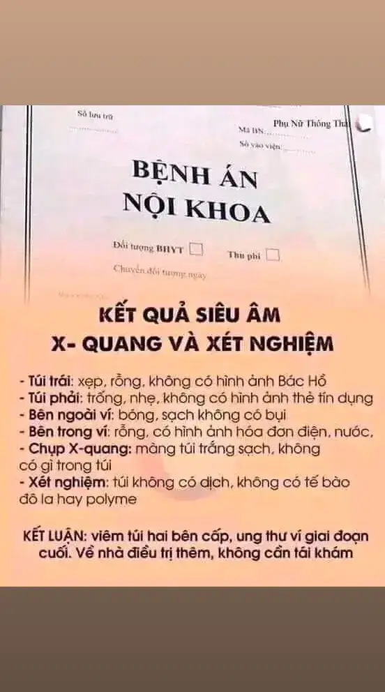 bệnh này bác sĩ bó tay , có ai chữa đc bệnh này ko