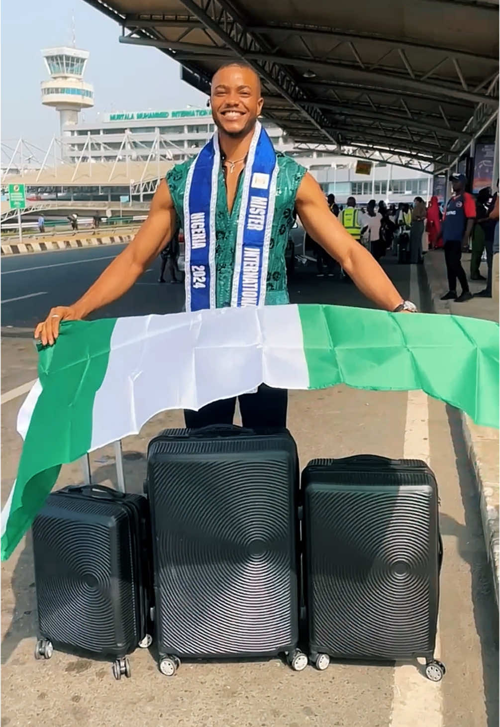 🌍🇳🇬 𝐖𝐞’𝐫𝐞 𝐨𝐟𝐟 𝐭𝐨 𝐈𝐧𝐭𝐞𝐫𝐧𝐚𝐭𝐢𝐨𝐧𝐚𝐥 🇳🇬🌍 Samuel Nwajagu, our reigning Mister International Nigeria, has officially departed Nigeria and is on his way to Bangkok, Thailand, to compete at the 16th Mister International!  As he sets out to showcase the best of Nigeria on the global stage, we stand firmly behind him, cheering for his success and we are confident he is coming home a champion. 🏆 Voting is ongoing and your votes can make all the difference. Click the link in our bio to cast your vote and help bring the crown home! 🏆🇳🇬 Designer @ticegrandiose Styling @mister_ticefrank Style Asst. @sirshally photography @mrgbogidiwilton  #MisterInternational  #MisterInternationalNigeria  #MistersofNigeria @Mister International  #fyp #nigeria 