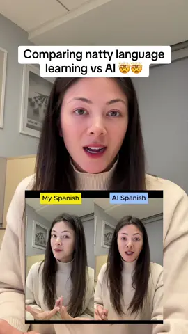 Hearing myself with a flawless spanish accent is actually giving my linguistic dysmorphia if there is such a thing #ai  