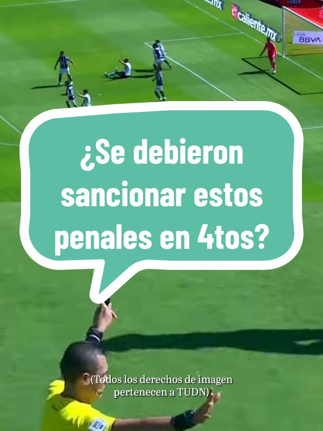 ¿Por qué no se sancionaron este par de penales? esto es lo que #ellibritomarca  #liguilla #ligamx #futbolmexicano #monterrey #pumas #futbol⚽️ 