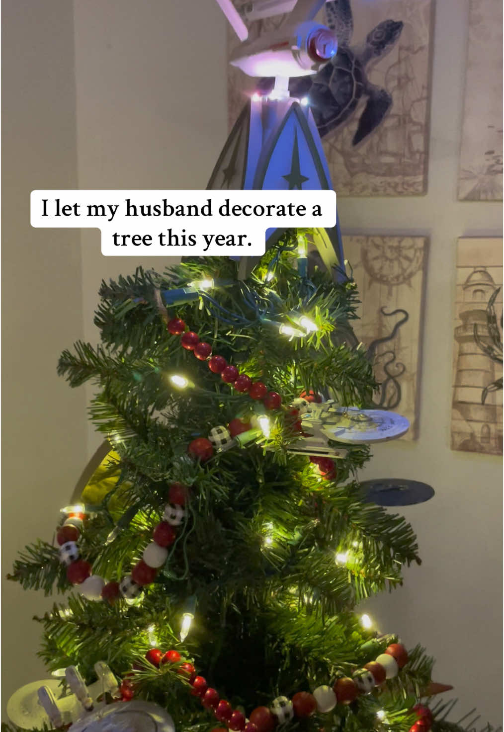 #startrek #christmas #christmastree #hallmarkdecoration 