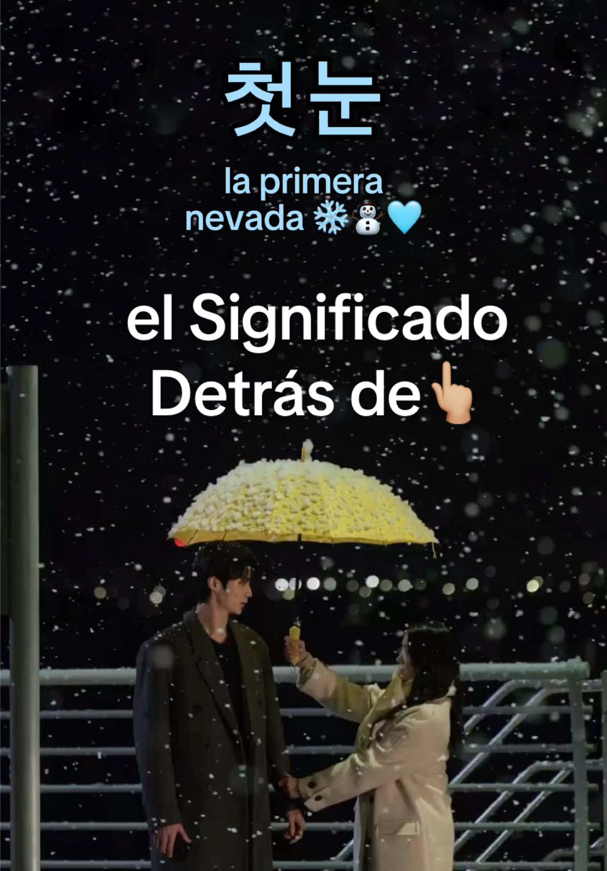 El VERDADERO Significado de La Primera Nevada en los K-Dramas 🇰🇷😲 #culturacoreana #koreandrama #kdramas #kdramafyp 