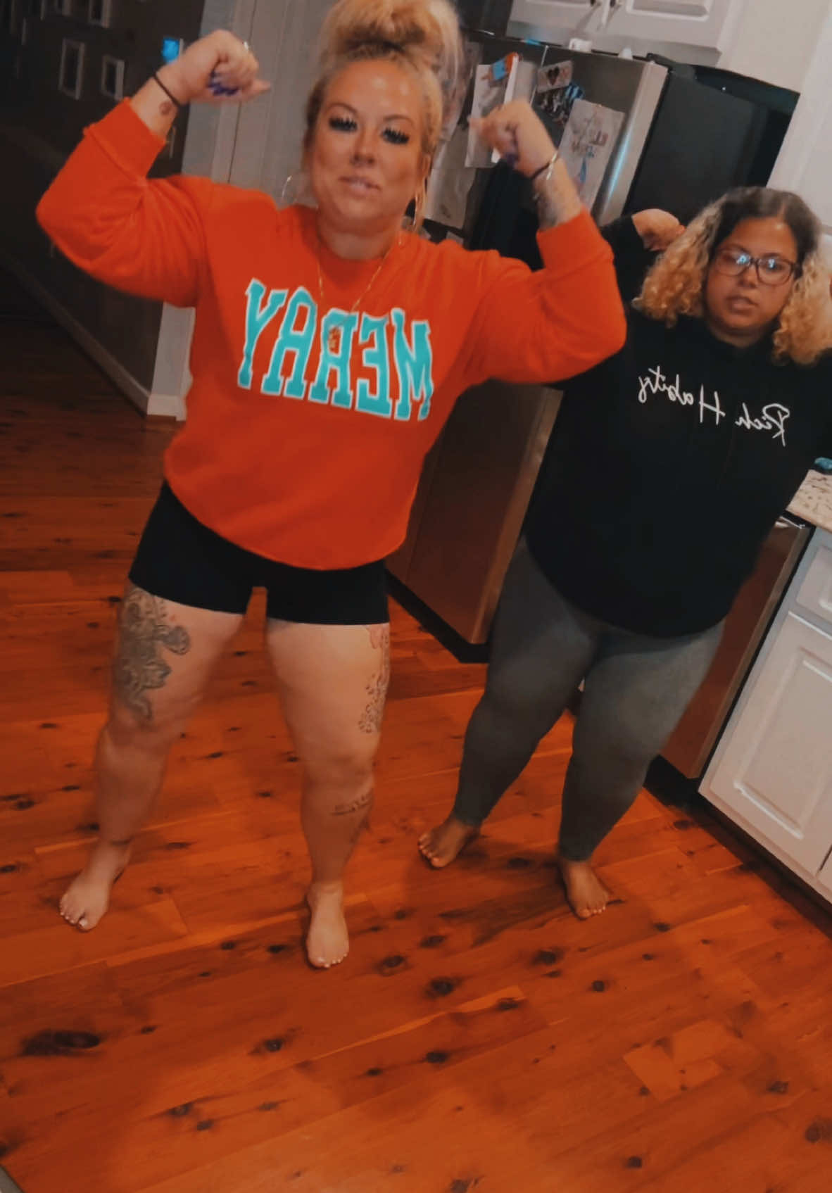 Got @QveenDessyy to do another tiktok dance with me 😂 #kitchentiktok #loveyourself #iloveher #glorilla #tpain 