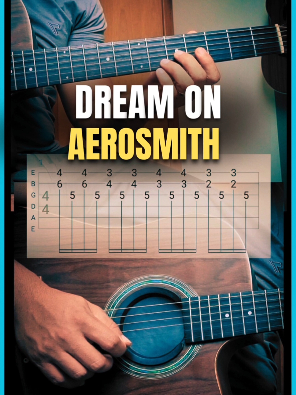 Dream On - Aerosmith | Como tocar no VIOLÃO  #comotocarviolao #auladeviolao #tab #acusticguitar #acousticcovers #dreamon #aerosmith 