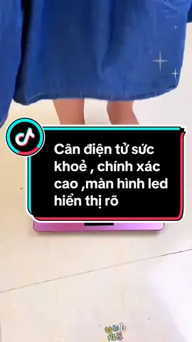 Cân điện tử sức khoẻ , chính xác cao ,màn hình led hiển thị rõ siu tiện lắm nha #candientu #candientuthongminh #candientusuckhoe #giadungtienich #dogiadungthongminh #giadungtienloi #xuhuong #xuhuongtiktok #xuhuong2024 #thinhhanhtiktok #trending #fypシ゚ #LearnOnTikTok 