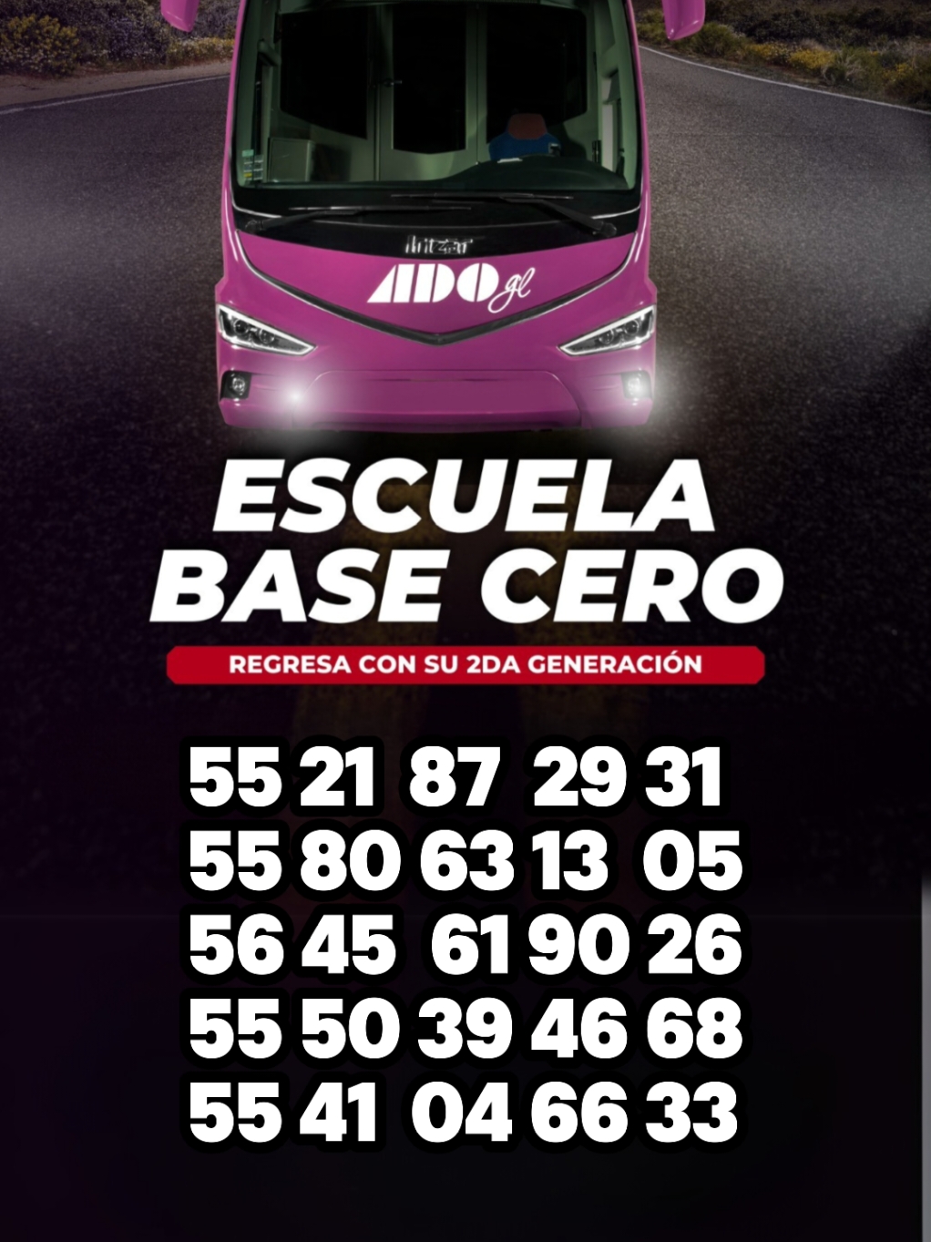 ADO SIEMPRE PRIMERA 💜 Abre 2da edición de convocatoria ¡no te quedes fuera! Muchas gracias a @MovilbusTvxDavidGasca por el vídeo. #mobilityado🇲🇽 #autobusesdemexico #escueladeconduccion #autobuserosde_de_❤️ #la57🚛 