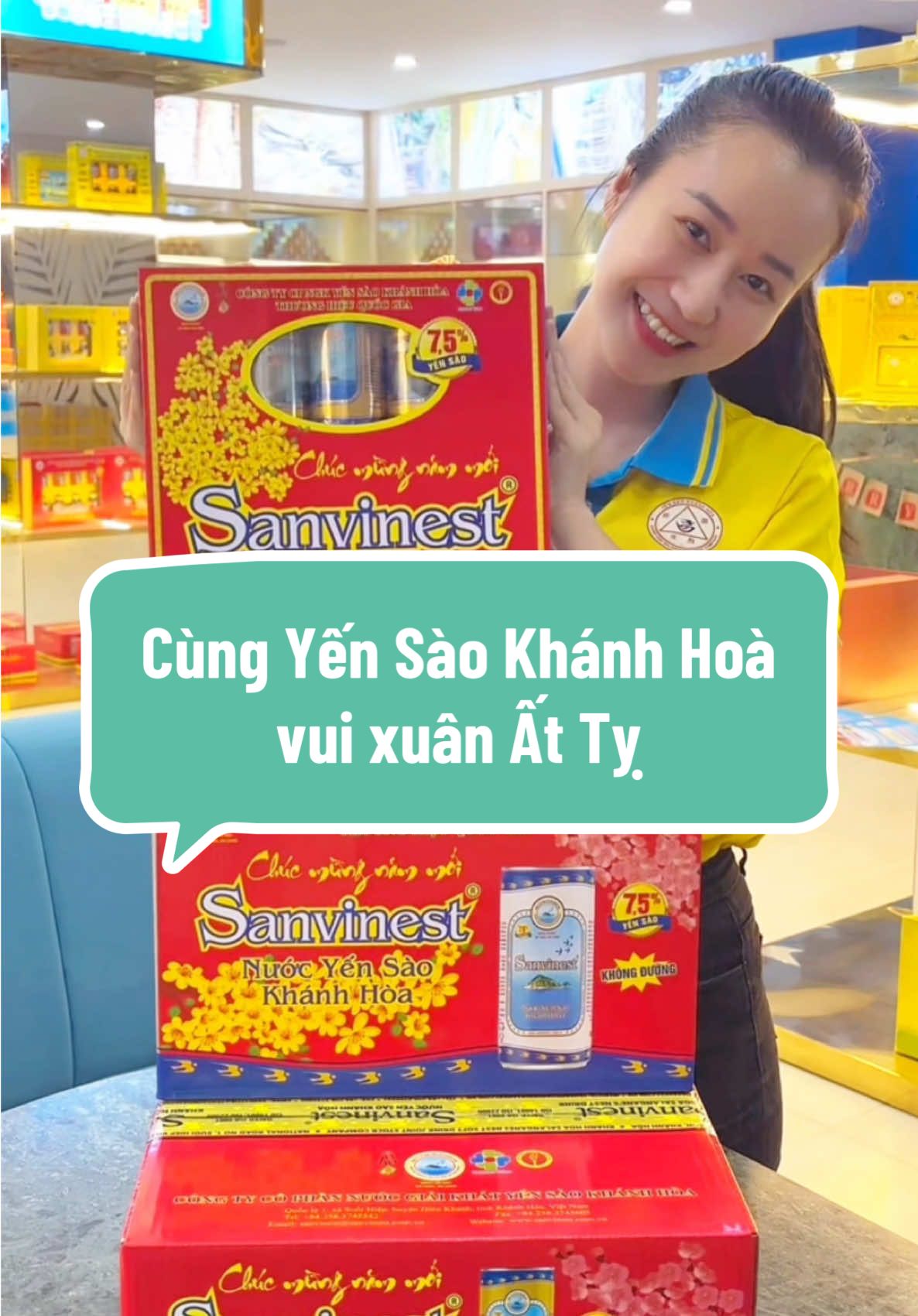 Vui xuân Ất Tỵ cùng với Sản phẩm yến lon Sanest và Sanvinest #suckhoechomoinguoi #sacdep #moidoituong #treem #nguoicaotuoi #nguonboduongthiennhiendieuky #sanest #sanvinest #yensaokhanhhoa #xuhuongtiktok #2024 #fyb #fyp #marketing #xuhuong #sacdep #suckhoe