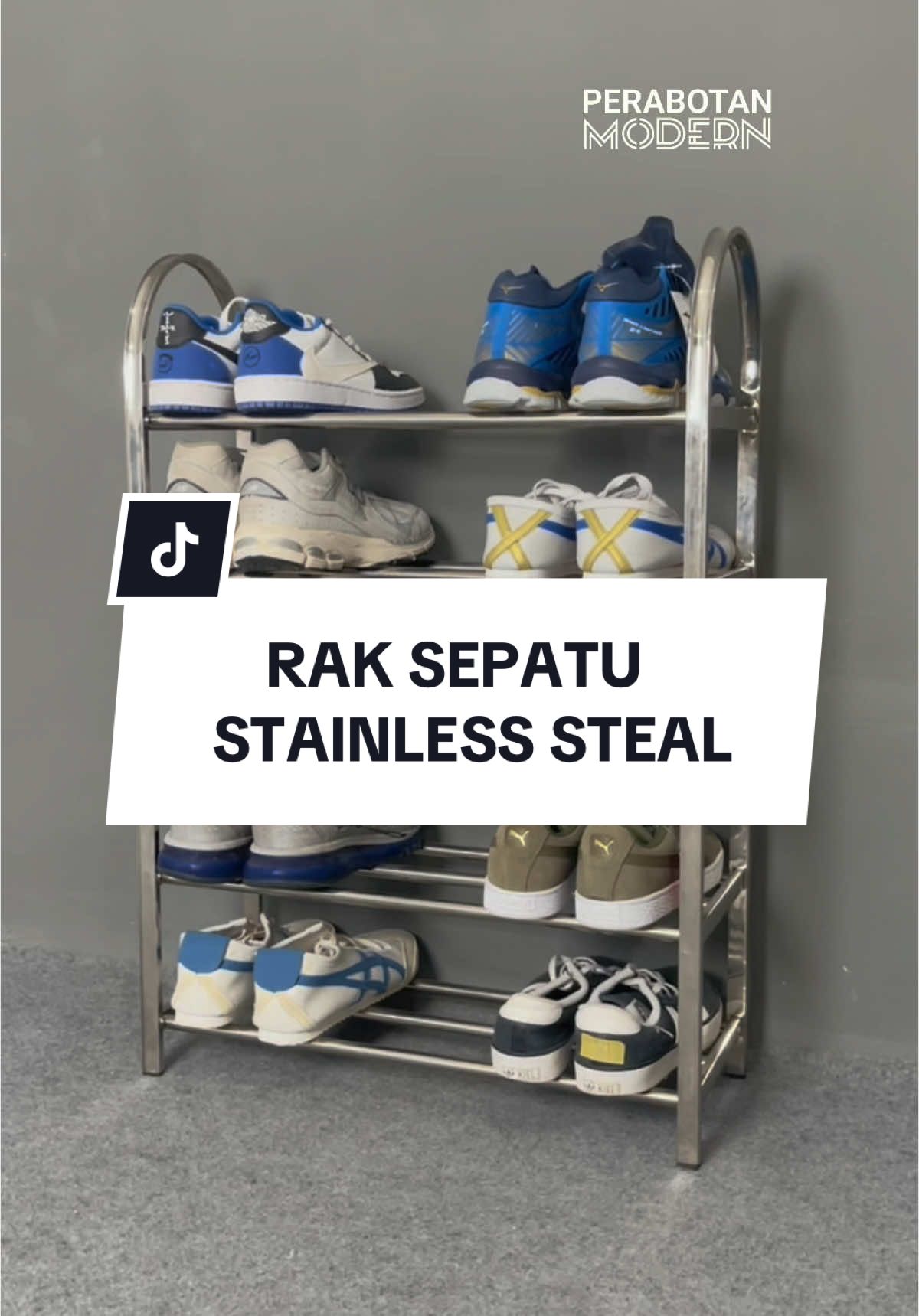 Rekomendasi rak sepatu berbahan stainless #fyp #raksepatu #raksepatustainless #promoguncang1212 #megaguncang1212 