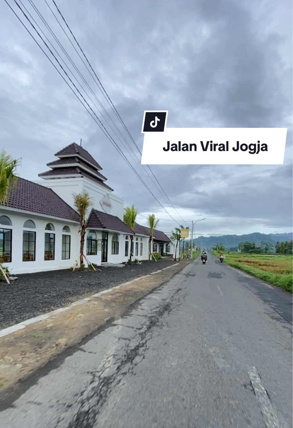 Jalan viral yang ada di jogja, gass mumpung lagi hijau sawah nya 😍 #sleman #sawah #jogja #yogyakarta #fyp 